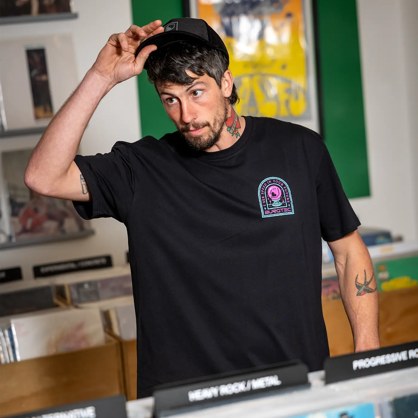 T-Shirt BURGTEC TARROT Noir