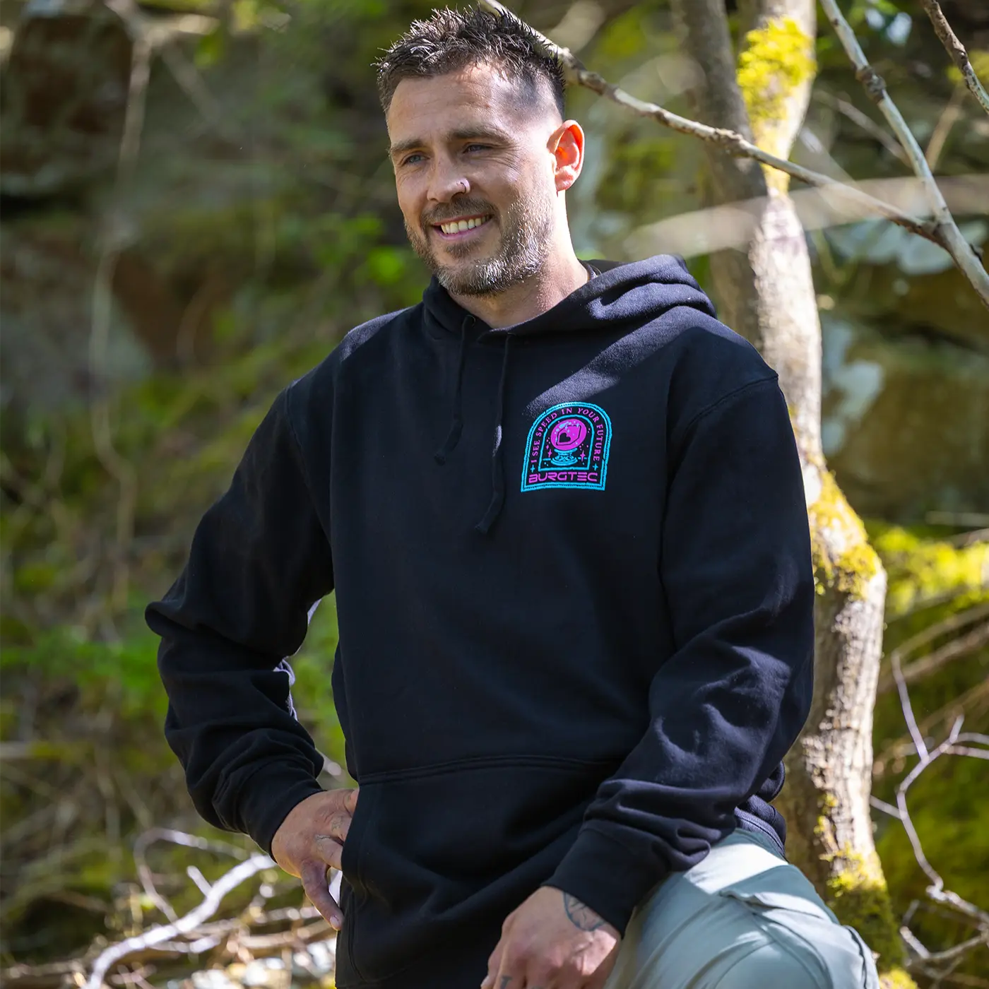 Sweat à Capuche BURGTEC TARROT HOODIE Noir