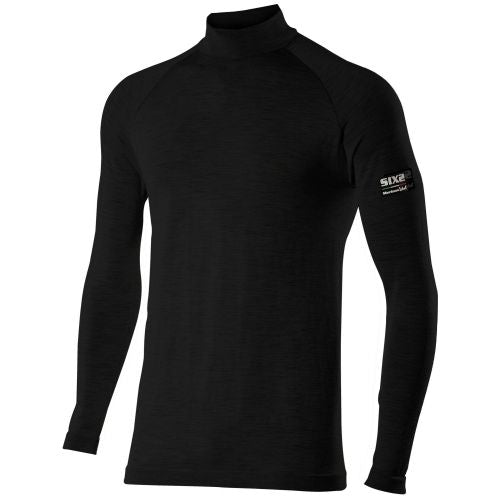 Intimo SIXS TS3 MERINOS Maniche Lunghe Nero