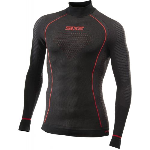 Ondergoed SIXS TS3W CU Lange Mouwen Zwart Carbon