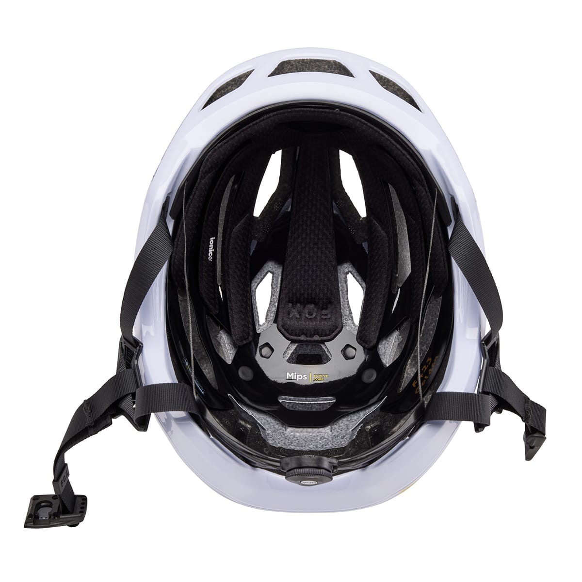 Casque VTT/Gravel FOX CROSSFRAME PRO MIPS SOLIDS Blanc