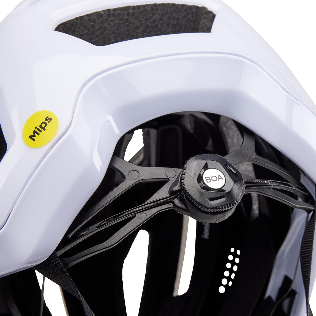 Casque VTT/Gravel FOX CROSSFRAME PRO MIPS SOLIDS Blanc