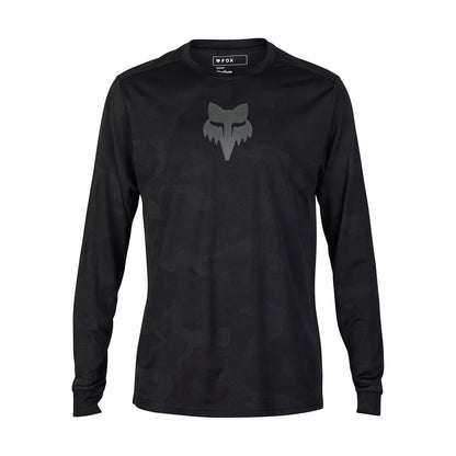 Trikot FOX RANGER TRU DRI Langarm Schwarz