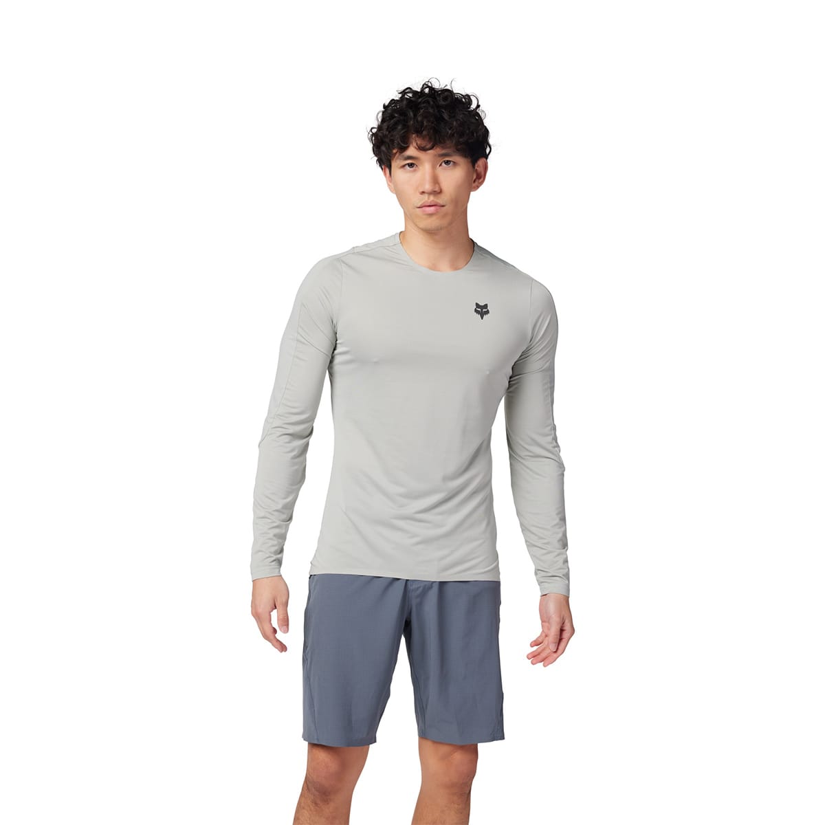 FOX FLEXAIR ASCENT Langarmtrikot Grau