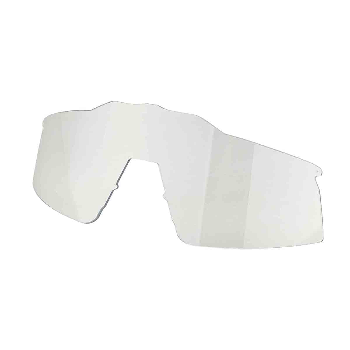 Okulary 100% SPEEDCRAFT Biały Matt Hiper Mirror Srebrny