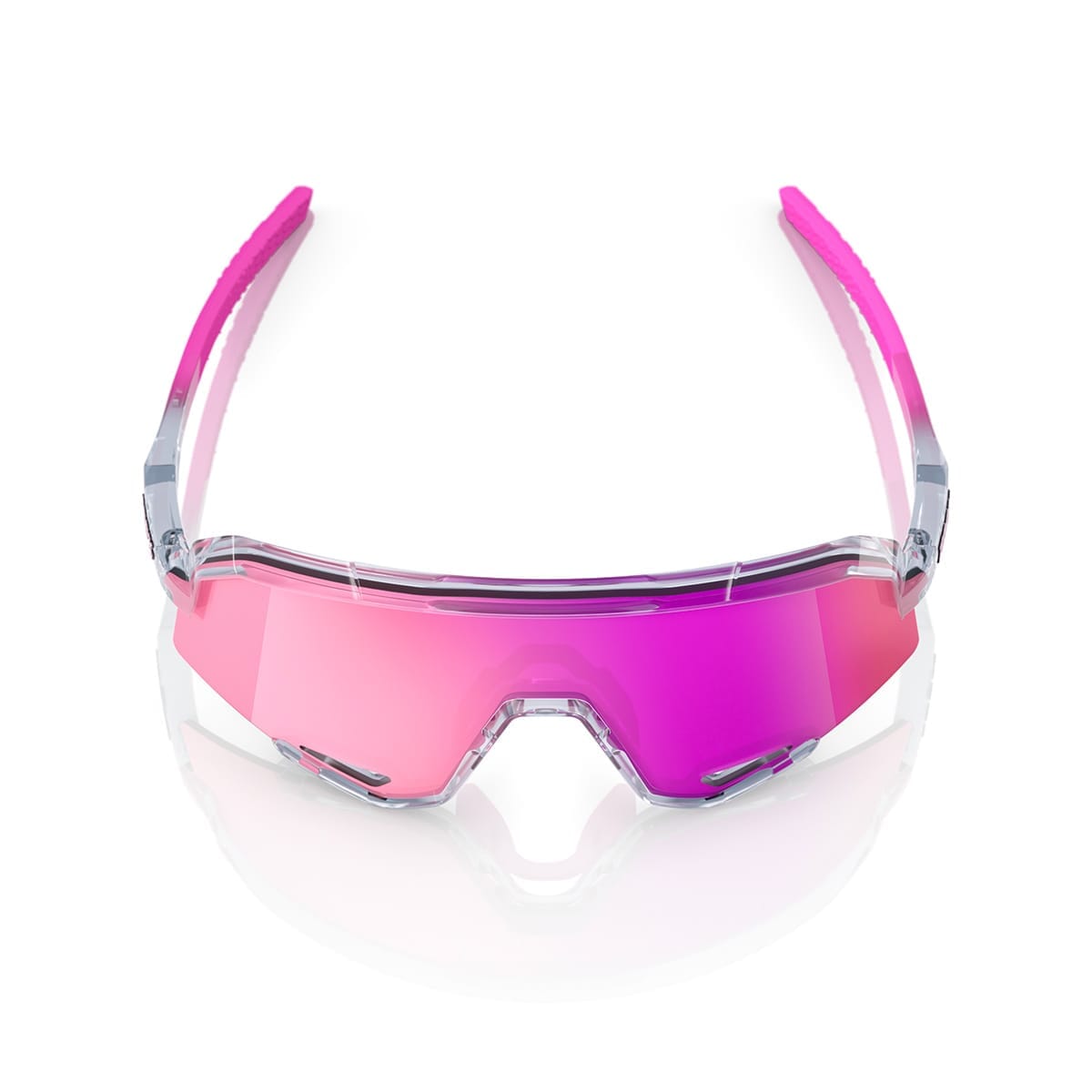100% SLENDALE POLISHED Translucent Mirror Purple Glasses