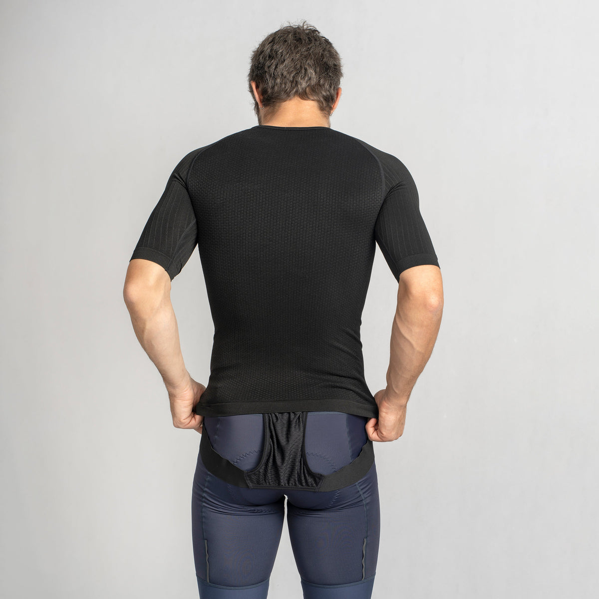 GRIPGRAB PACR SPRING AUTUMN SEAMLESS Short-Sleeve Base Layer Black