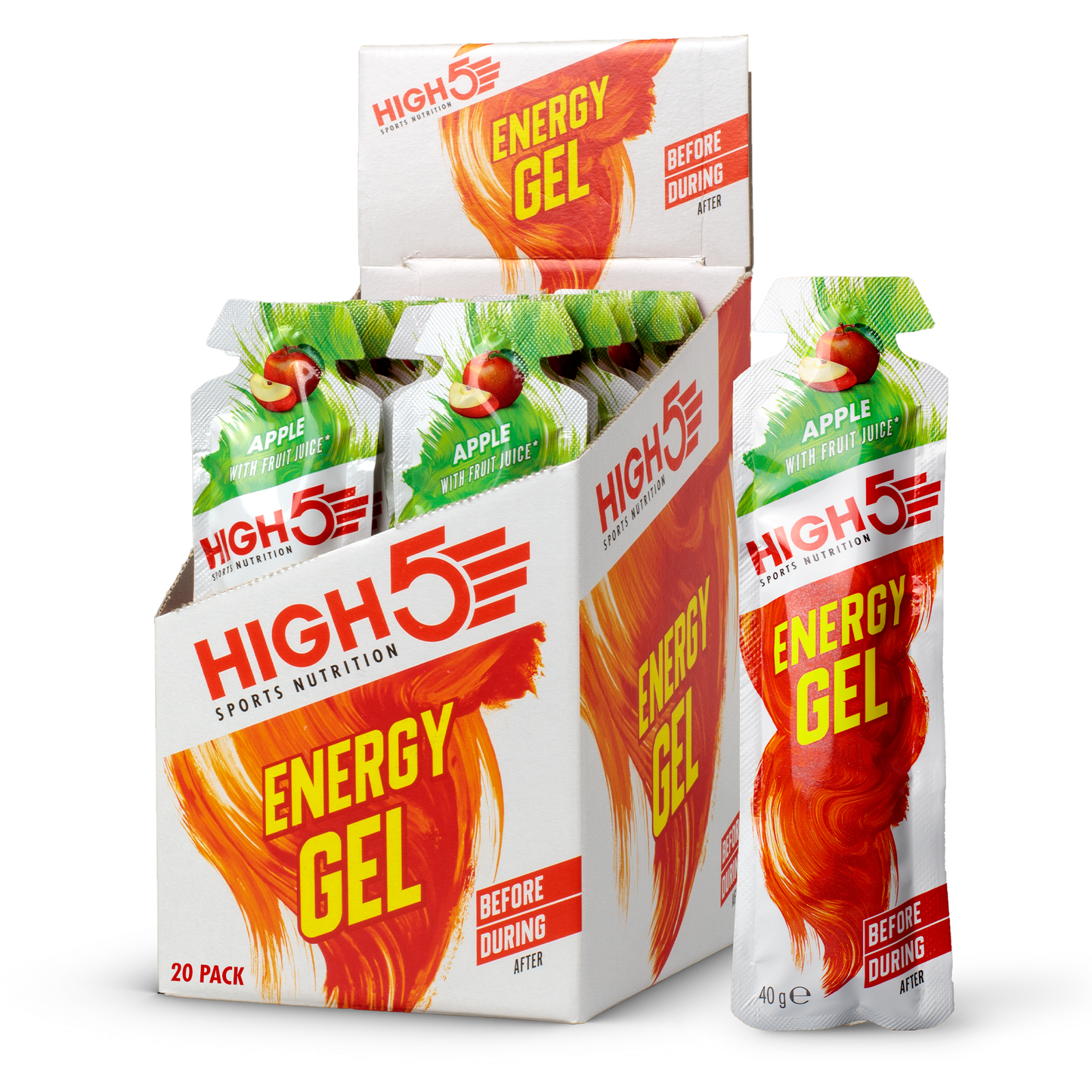 Energetický gel HIGH5 ENERGY GEL (40g) Jablko
