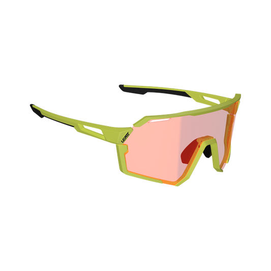 Brille LEATT RIDEVIZ PRO LARGE Gelb Glas Crystal Iriz Rot