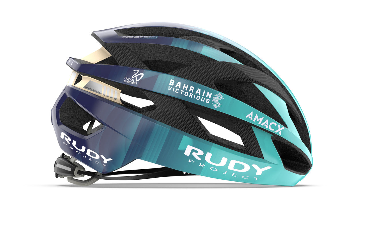 Casque Route RUDY PROJECT REBEL TEAM BAHRAIN VICTORIOUS Turquoise