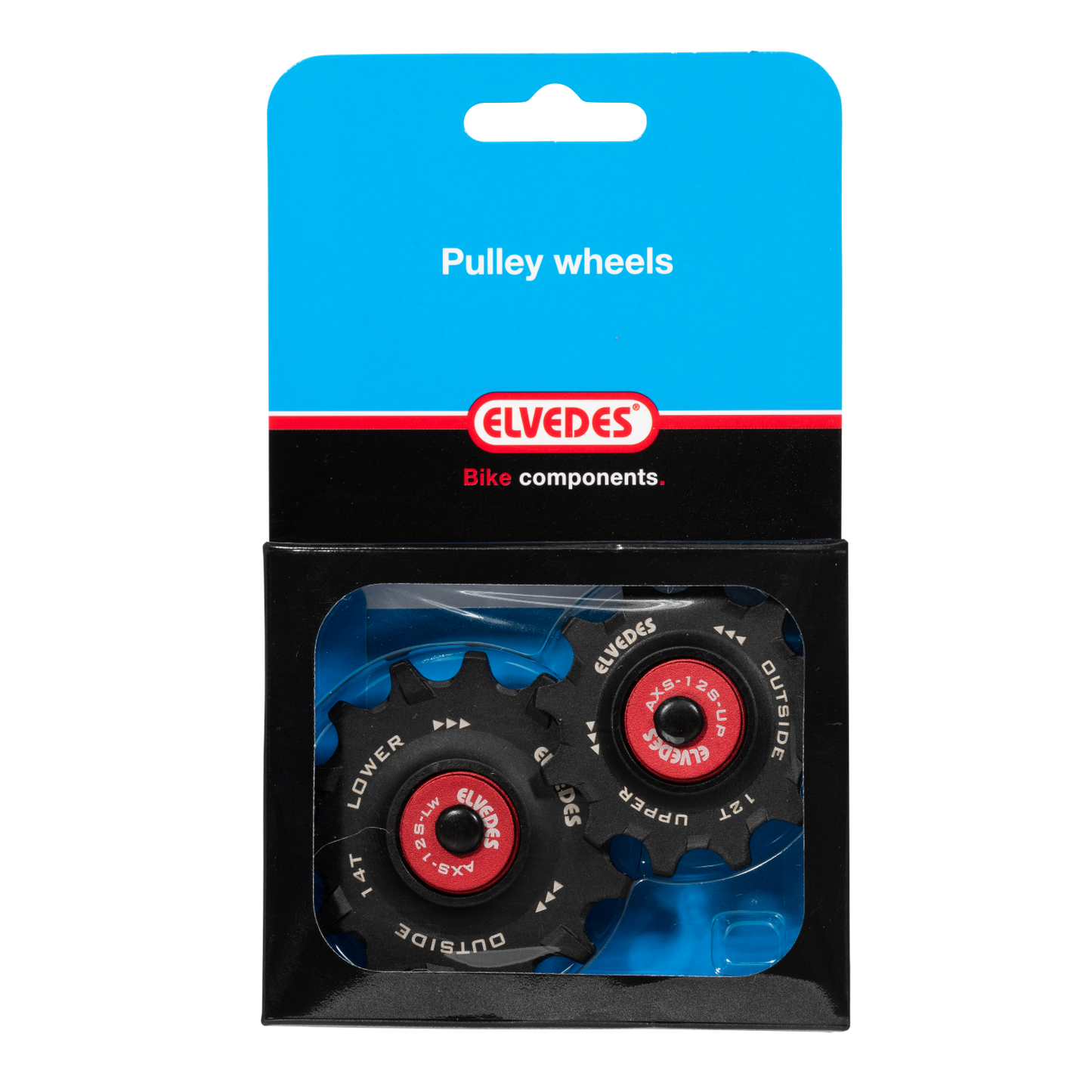 Schaltungsrollen ELVEDES 12/14 Zähne Sram Red/Force AXS 12V Keramiklager NW