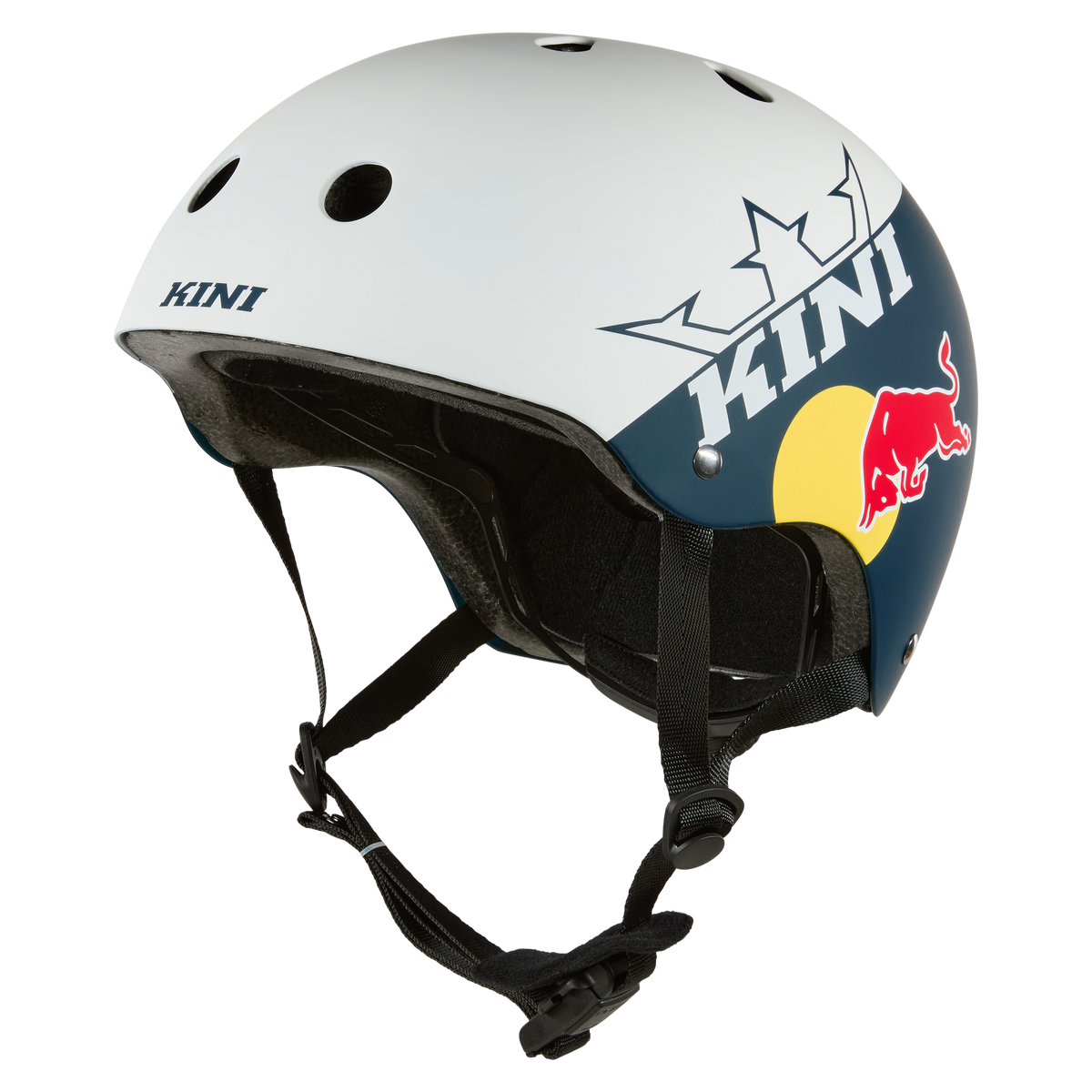 Kask bowlerowy O'NEAL BB KINI RED BULL 1.0 Biały/Niebieski