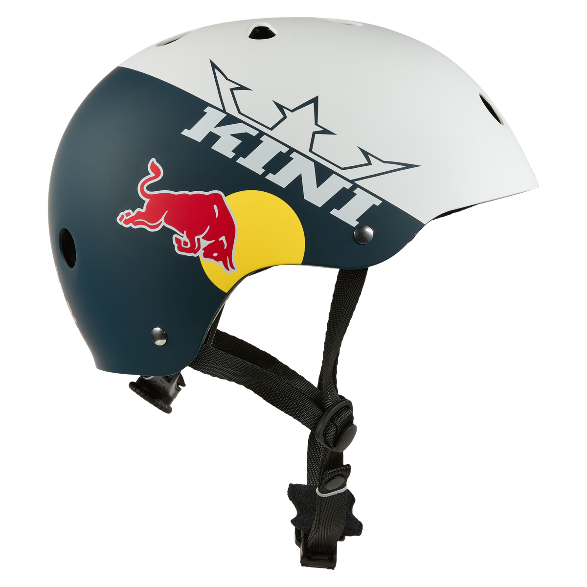 Kask bowlerowy O'NEAL BB KINI RED BULL 1.0 Biały/Niebieski