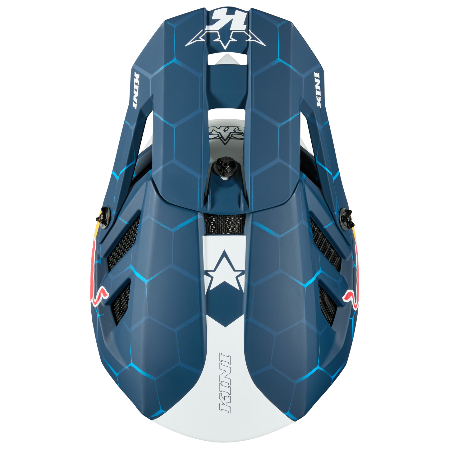 Casque VTT O'NEAL DHC KINI RED BULL 1.0 Blanc/Bleu