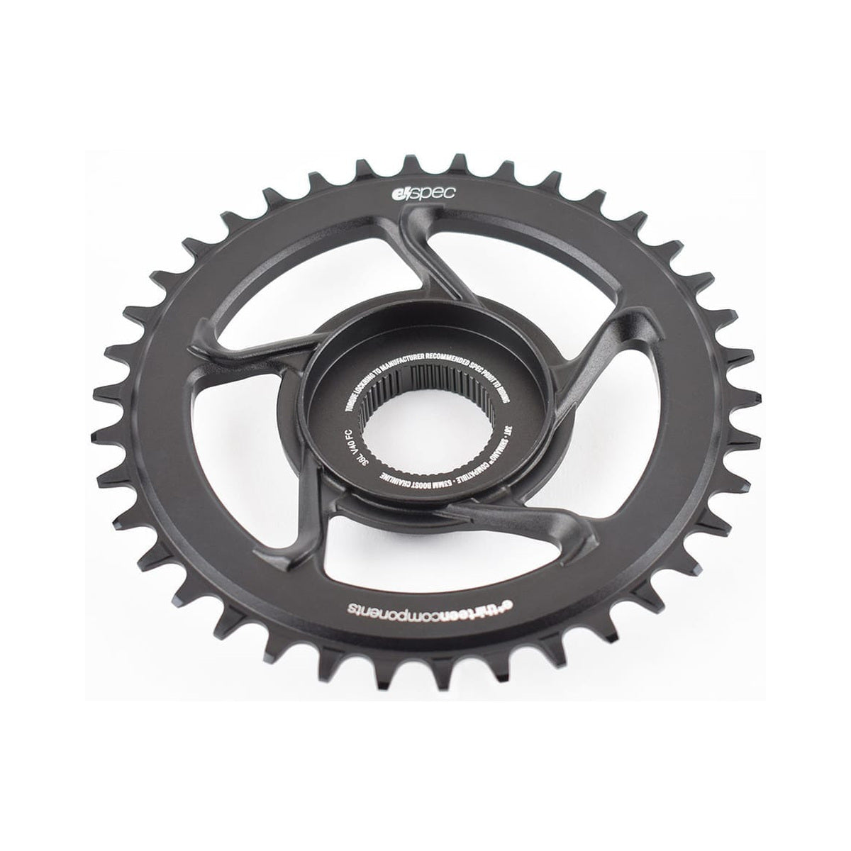 E-THIRTEEN E-SPEC single chainring, 11/12-speed, Shimano direct mount, E8000 — chainring on a white background