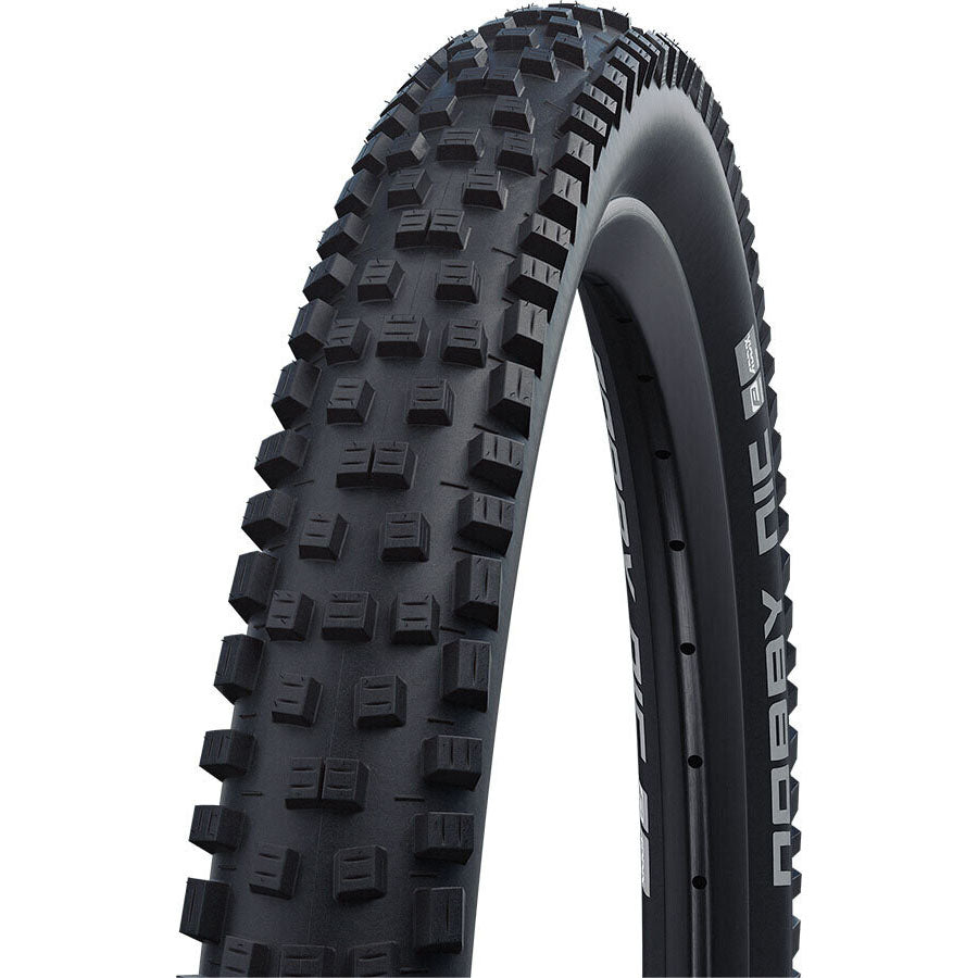 Pneumatico SCHWALBE NOBBY NIC 27.5x2.40 ADDIX PERFORMANCE TwinSkin Tubeless Ready Flessibile Nero