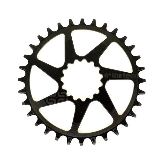 E-THIRTEEN HELIX PLUS 1x-eturatas, 11/12-vaihteinen, suorakiinnitys, Boost/SuperBoost 52/55 mm — eturatas valkoisella taustalla