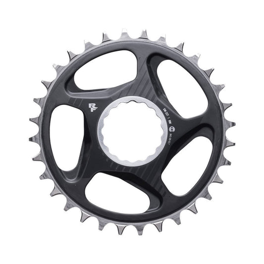 RACE FACE ERA Shimano 1x-eturatas, 12-vaihteinen, DMW-kiinnitys, 55 mm — eturatas valkoisella taustalla