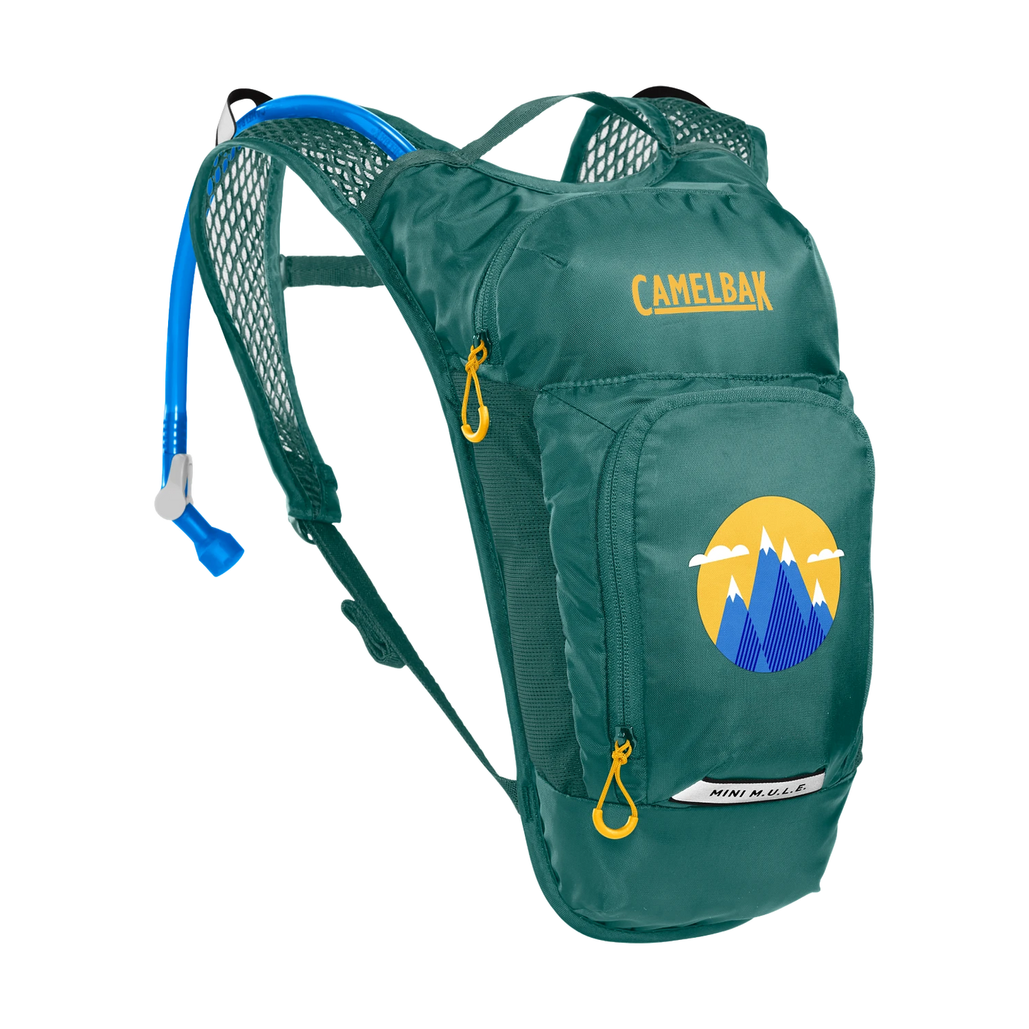 Vätskeryggsäck CAMELBAK MINI MULE 5 L Junior Green Mountains