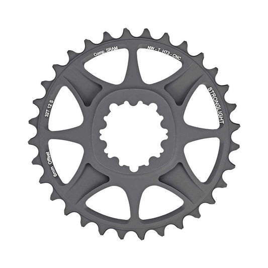 STRONGLIGHT SRAM EAGLE XX1/X01 HT3 1x-eturatas, 12-vaihteinen, suorakiinnitys, 3 mm:n siirtymä, Boost — eturatas valkoisella taustalla