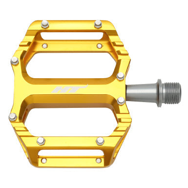 HT COMPONENTS AR09 Flat Pedals Gold