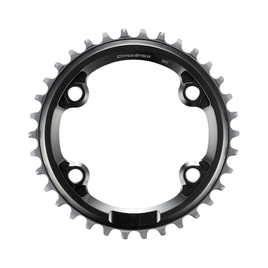 SHIMANO XTR SM-CRM91 1x-eturatas, 10/11-vaihteinen — eturatas valkoisella taustalla