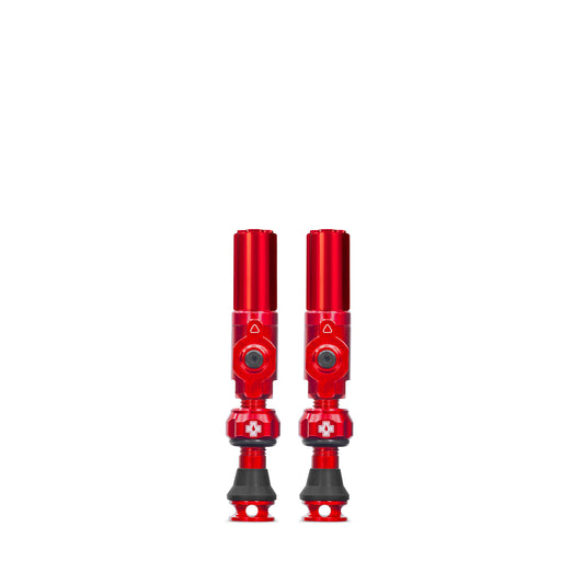 Valves Tubeless MUC-OFF Big Bore Hybrid (Schrader) Small Rouge