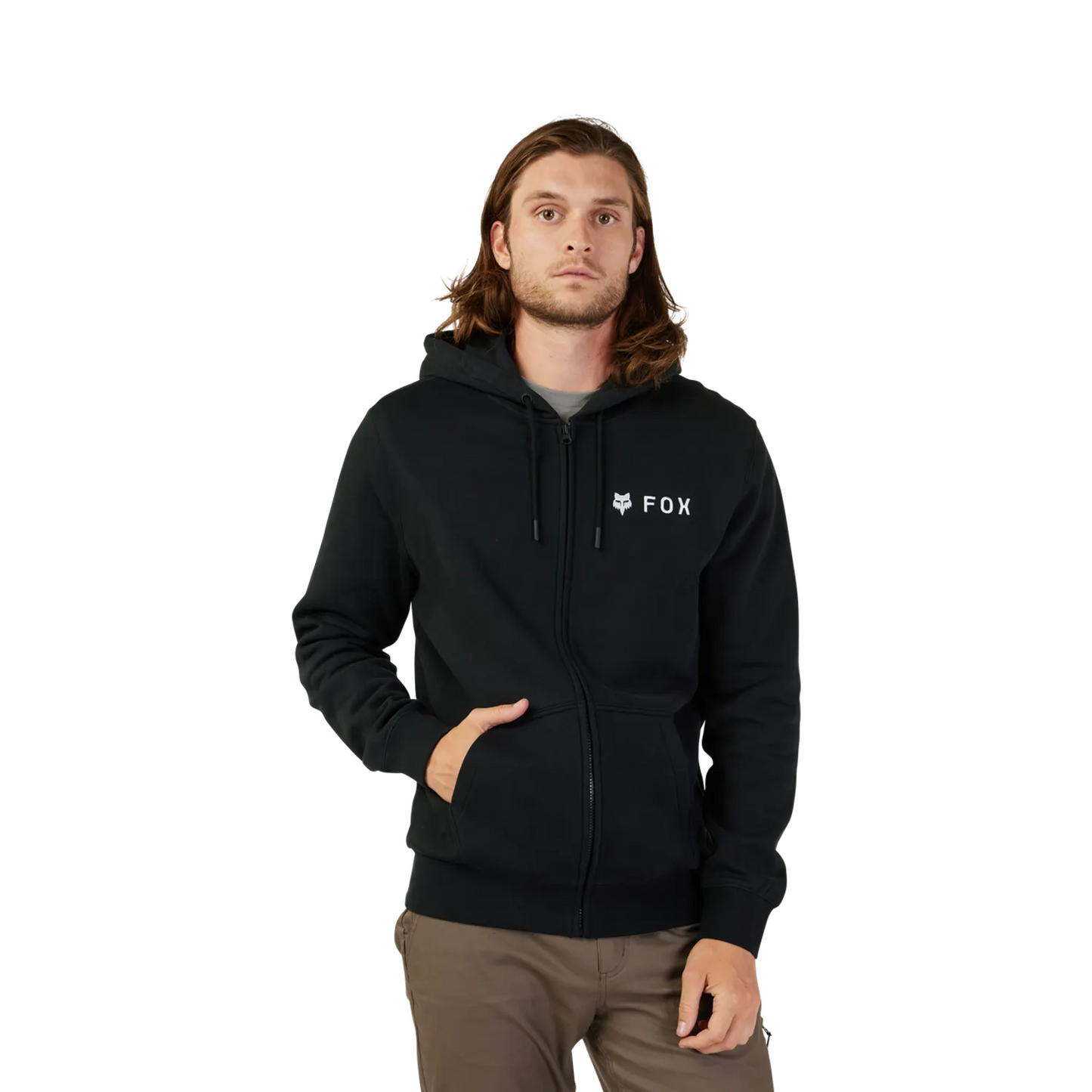 Sweat à Capuche FOX ABSOLUTE ZIP Noir