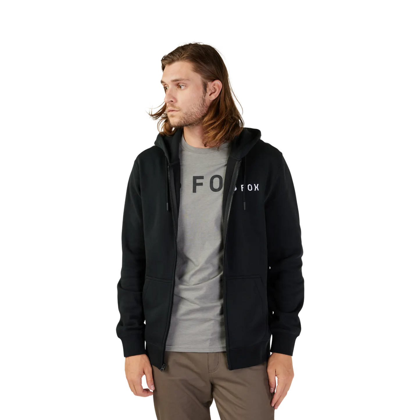Sweat à Capuche FOX ABSOLUTE ZIP Noir