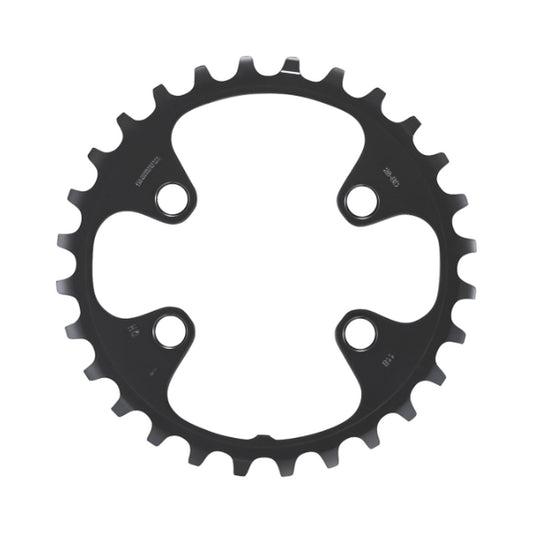 SHIMANO SLX -sisempi eturatas FC-M7000-11-2/FC-M7000-11-B2-kampiin (28–38 hammasta), 11-vaihteinen — eturatas valkoisella taustalla
