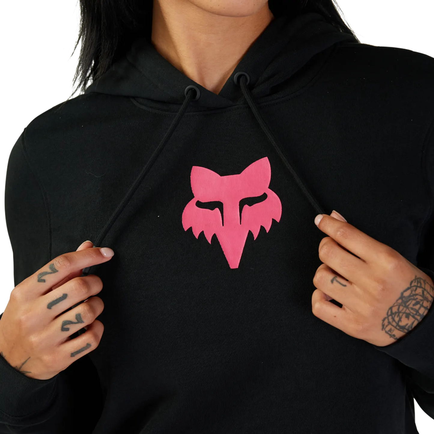 Sweat à Capuche FOX HEAD Femme Noir/rose