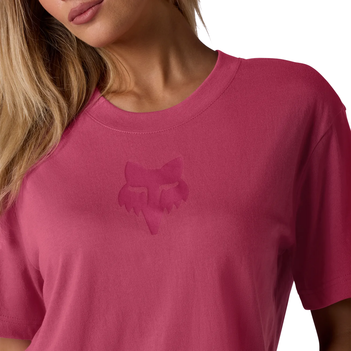 T-Shirt FOX HEAD Manches Courtes Femme Rose Berry