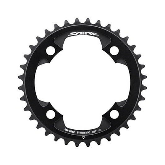SHIMANO SAINT SM-CR82 1x-eturatas, 10-vaihteinen — eturatas valkoisella taustalla