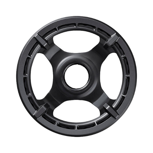 SHIMANO SM-CRE61 1x-sähköpyörän eturatas, 9/10/11-vaihteinen, yksinkertainen ketjunohjain — eturatas valkoisella taustalla