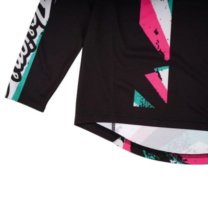 TROY LEE DESIGNS SPRINT FULL PULL Junior Long Sleeve Jersey Black