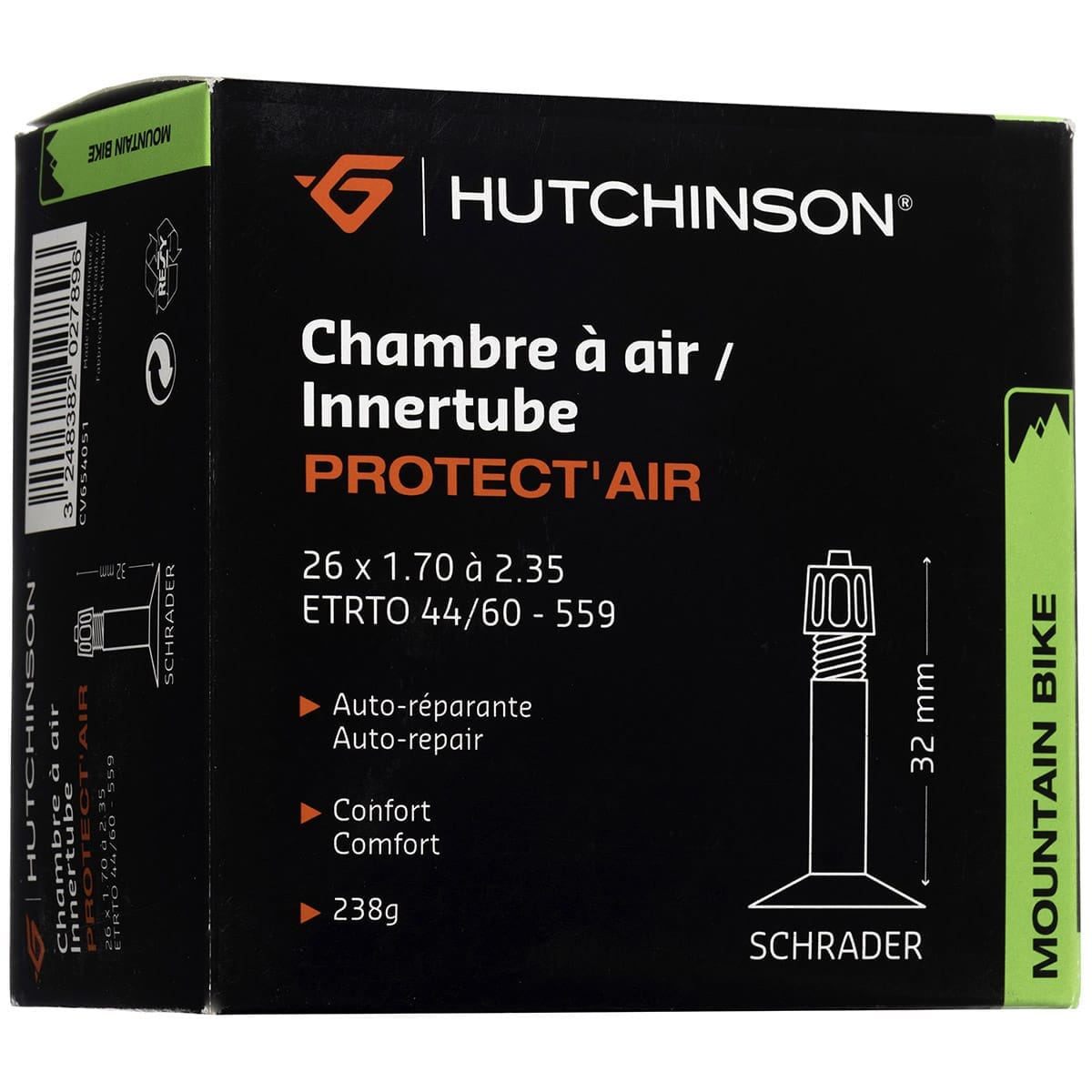Duše HUTCHINSON PROTECT'AIR 26x 1.70 - 2.35 SCHRADER 48mm