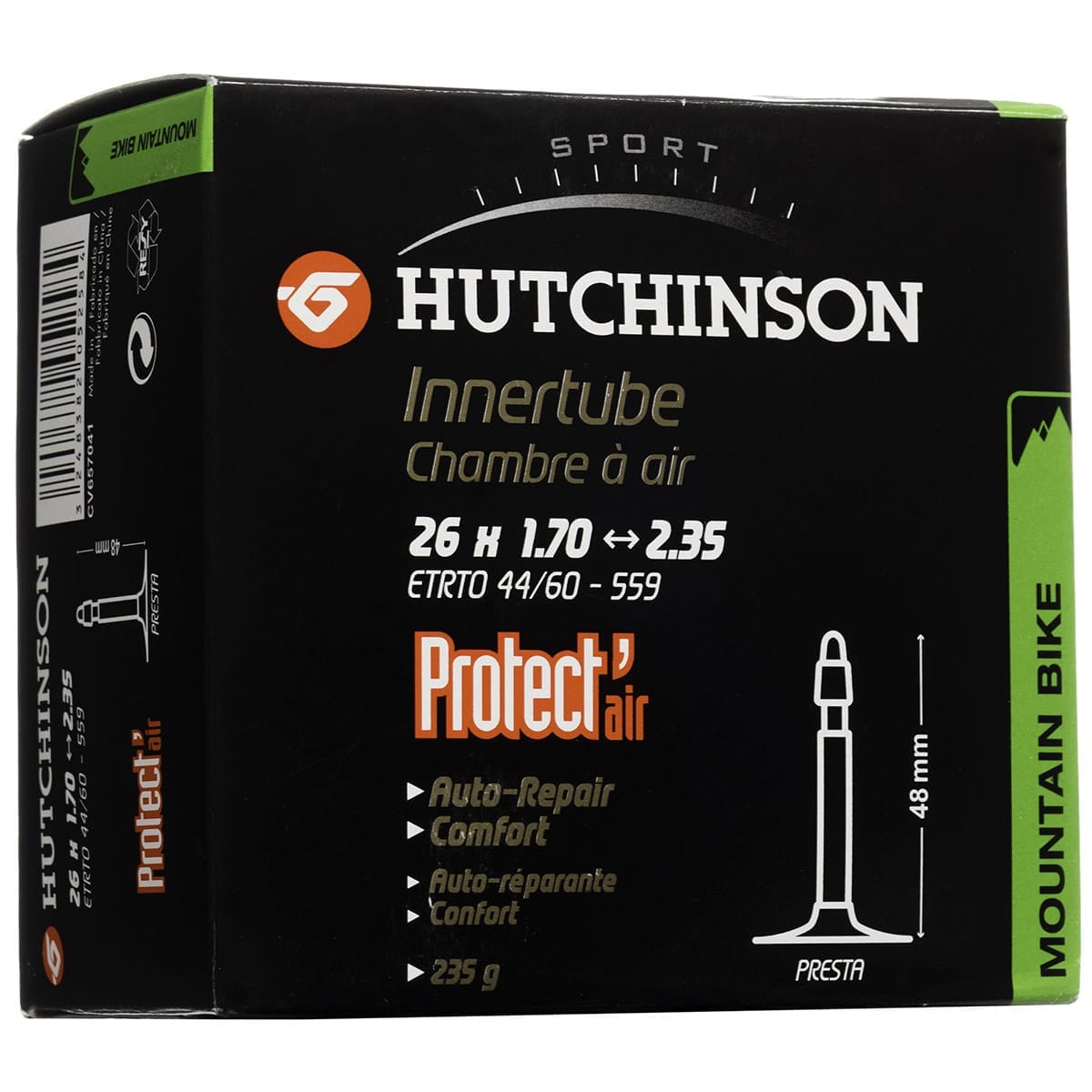 Camera d'Aria HUTCHINSON PROTECT'AIR 26x 1.70 - 2.35 PRESTA 48mm