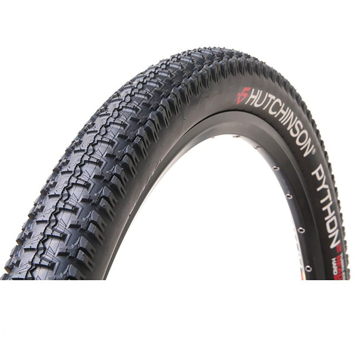 Däck HUTCHINSON PYTHON 2 29x2,10 HARDSKIN RACE RIPOST XC TUBELESS READY VIKBART SKENOR Svart