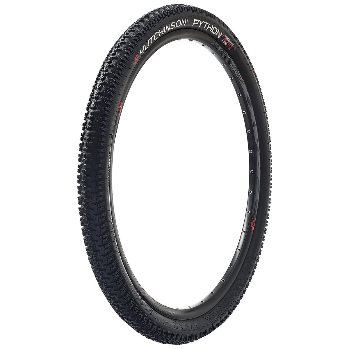 Däck HUTCHINSON PYTHON 2 29x2,10 HARDSKIN RACE RIPOST XC TUBELESS READY VIKBART SKENOR Svart