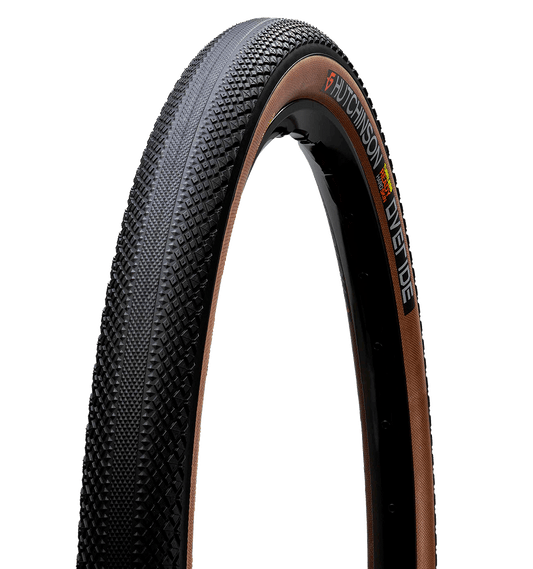 Pneu HUTCHINSON OVERIDE 700x40c Hardskin Tubeless Ready Marron
