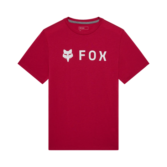 T-Shirt Technique FOX ABSOLUTE TRUDRI Manches Courtes Cranberry