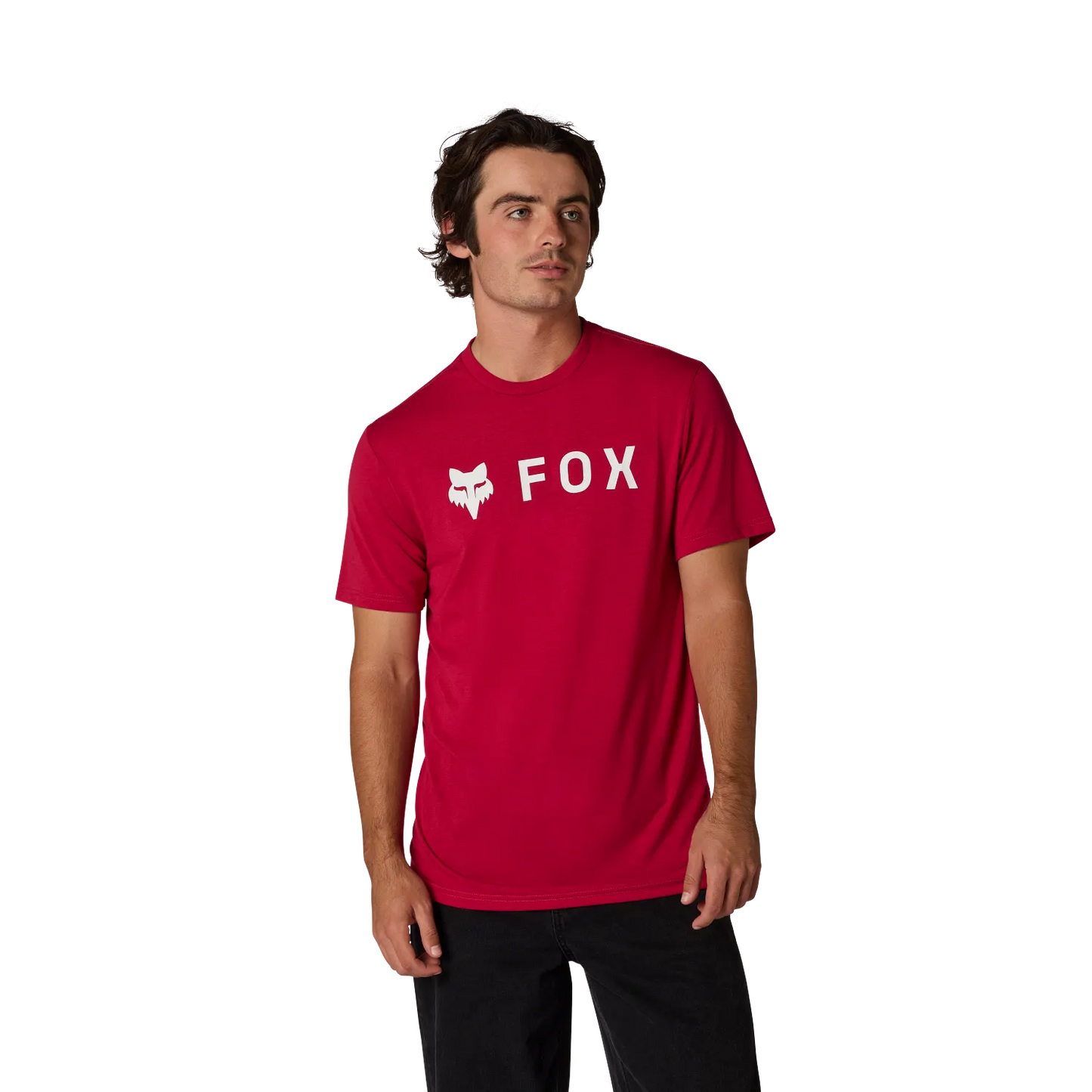 T-Shirt Technique FOX ABSOLUTE TRUDRI Manches Courtes Cranberry