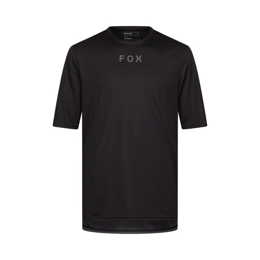 Maillot FOX RANGER WORDMARK Manches Courtes Noir