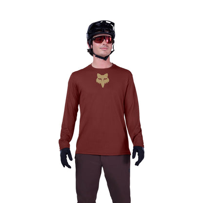 Maillot FOX RANGER FOX HEAD Pikad Varrukad Bordeaux