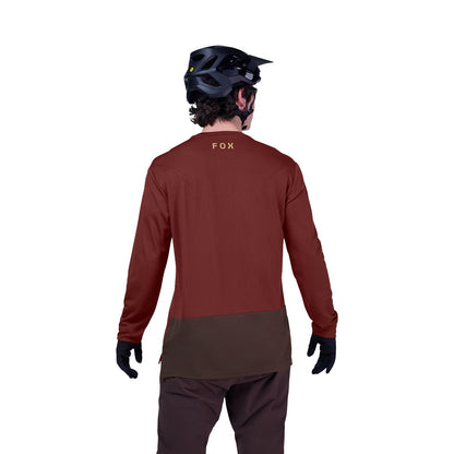 Maillot FOX RANGER FOX HEAD Pikad Varrukad Bordeaux
