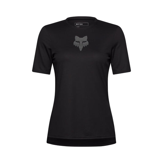 Maillot FOX RANGER HEAD Femme Manches Courtes Noir
