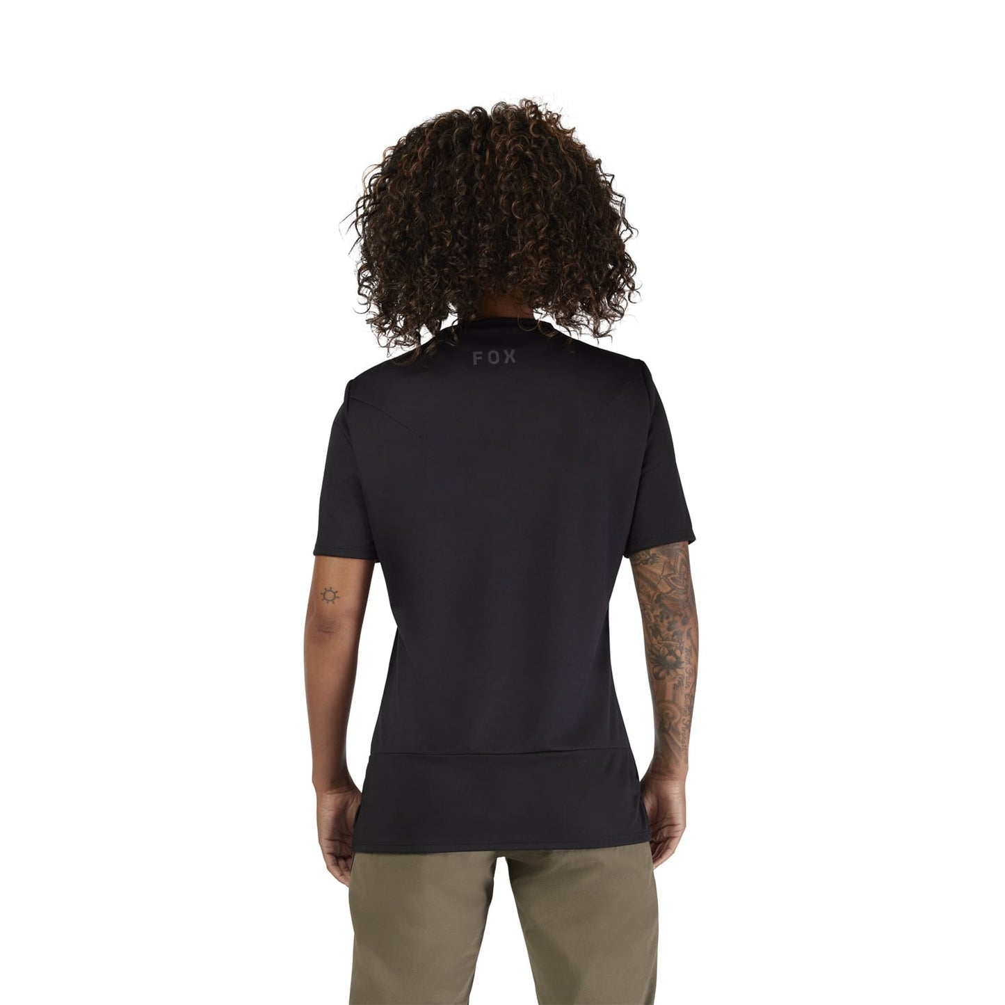 Maillot FOX RANGER HEAD Femme Manches Courtes Noir