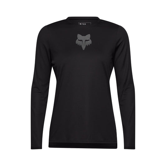 Maillot FOX RANGER HEAD Femme Manches Longues Noir