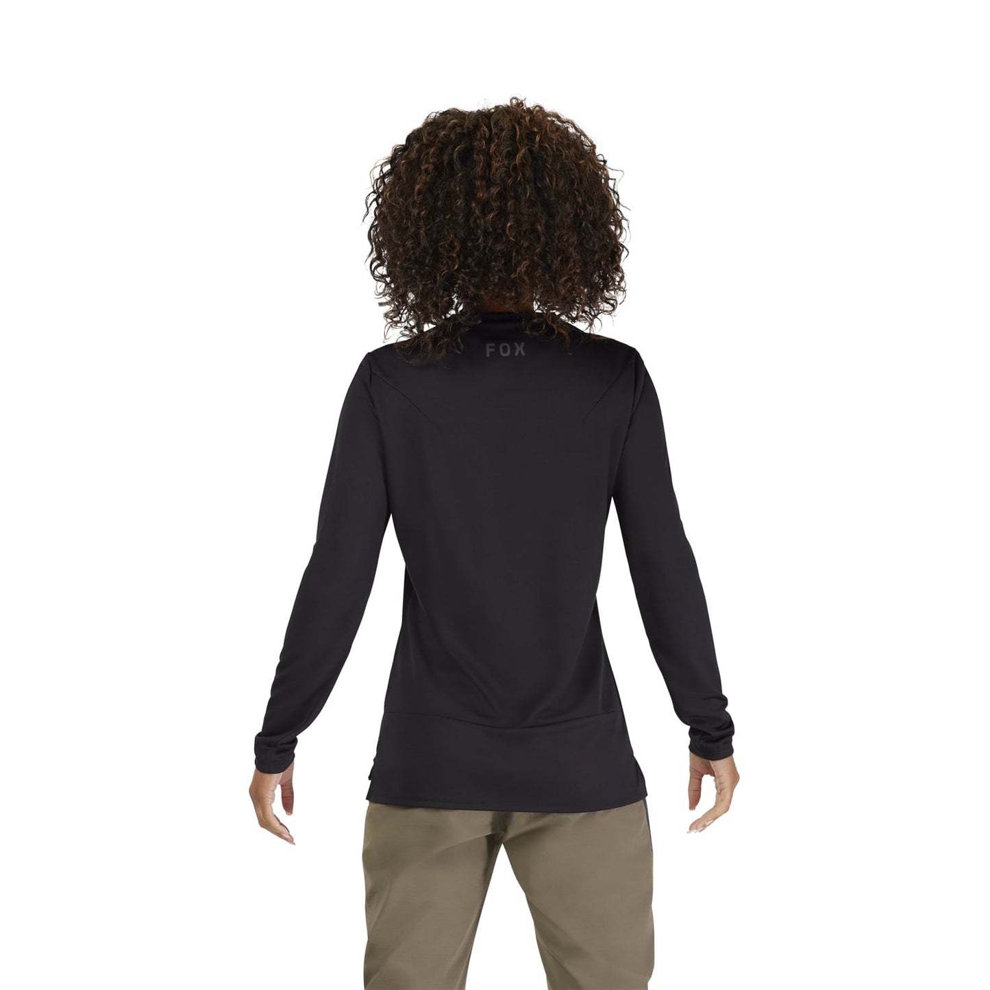 Maillot FOX RANGER HEAD Femme Manches Longues Noir