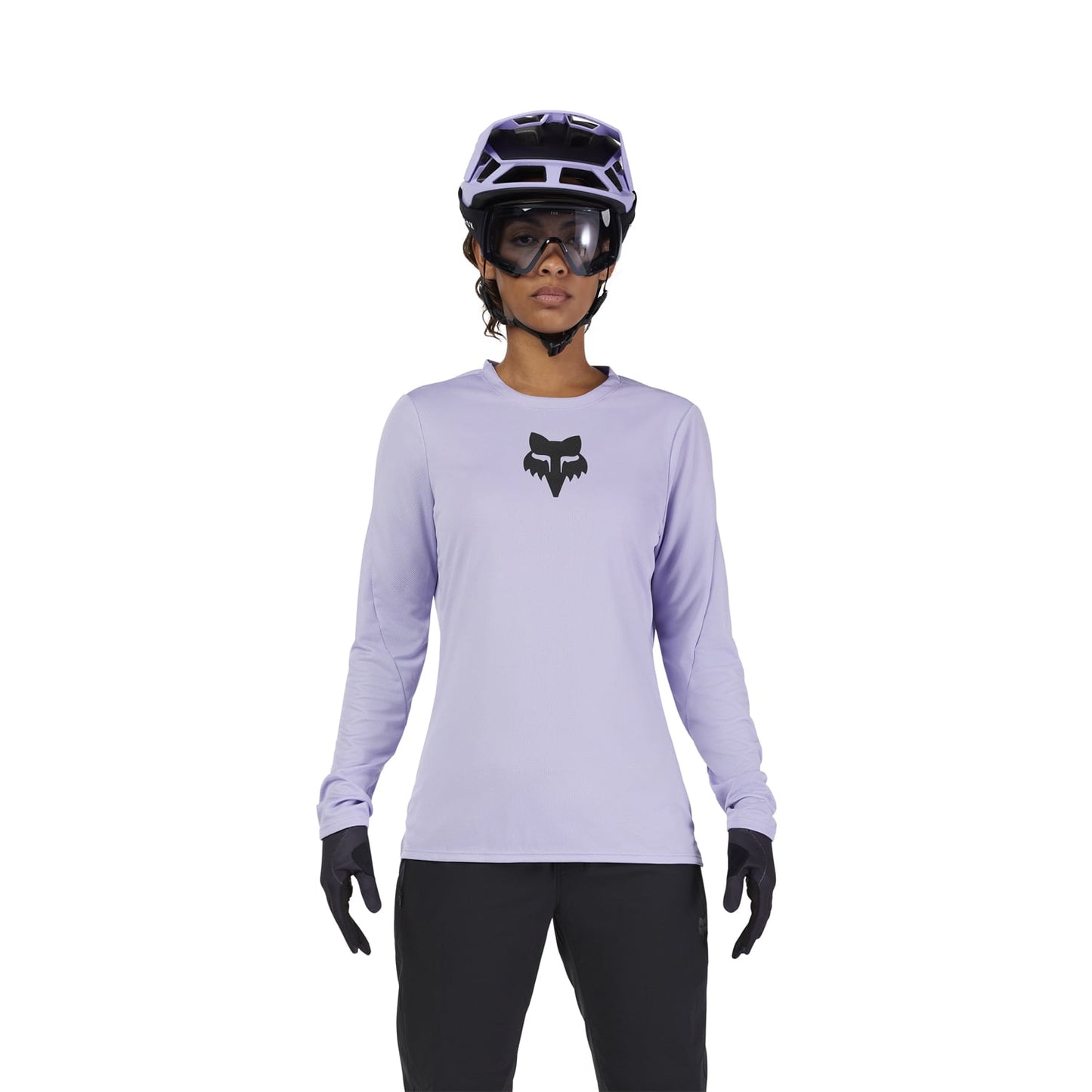 Maillot FOX RANGER HEAD Femme Manches Longues Lilas